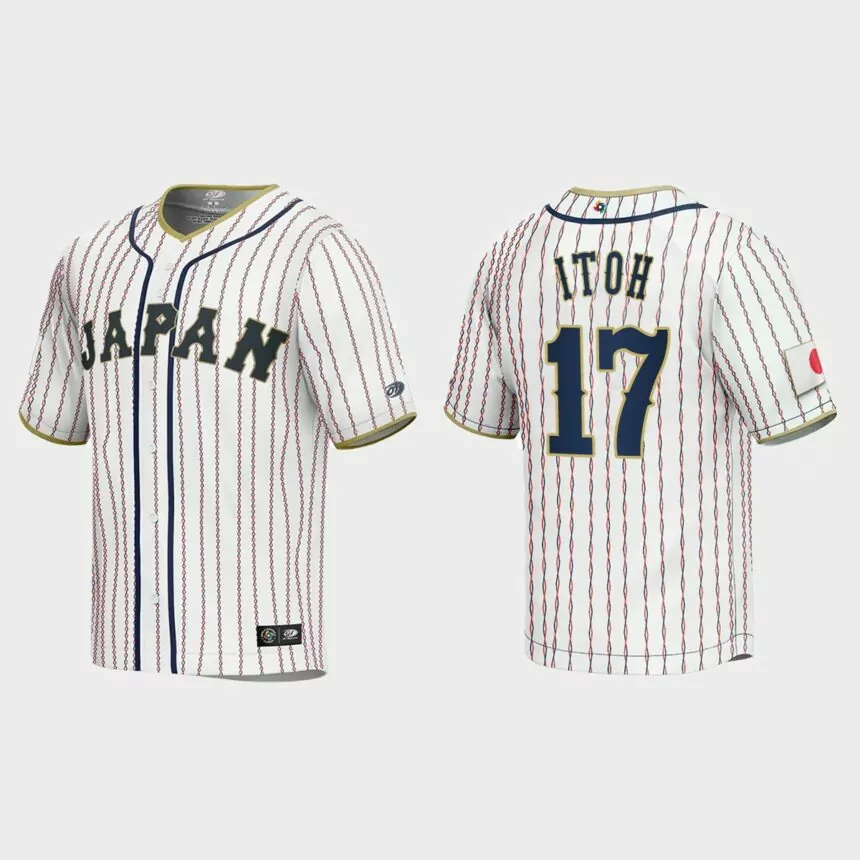 Hiromi Itoh Japan Baseball 2023 World Baseball Classic Jersey – White