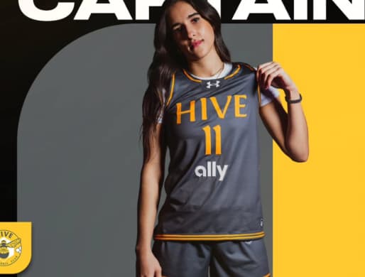 Hive Basketball Club Under Armour Jersey Sonia   Citron #11