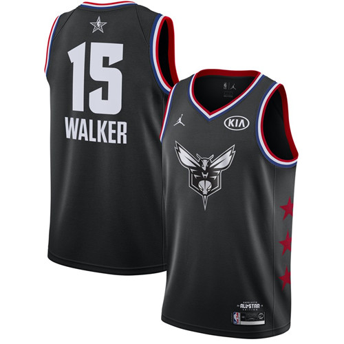 Hornets 13 Kemba Walker Black 2019 NBA All-Star Game Jordan Brand Swingman Jersey