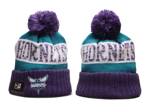 Hornets Team Logo Knit Hat YP