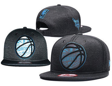 Hornets Team Logo Reflective Gray Snapback Adjustable Hat GS