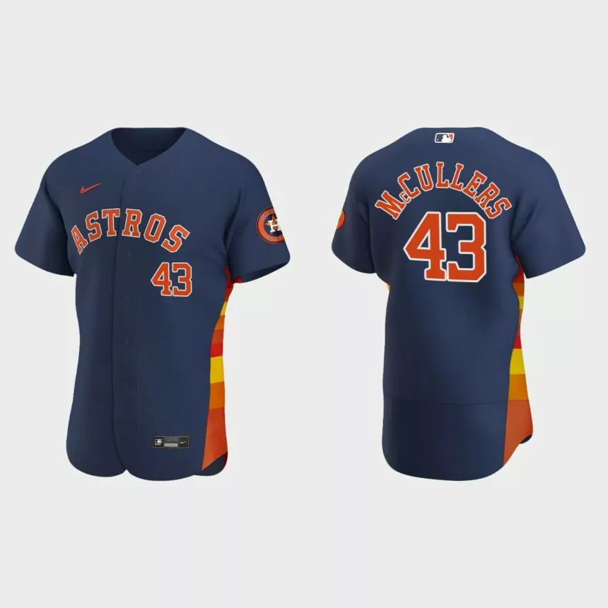 Houston Astros #43 Lance McCullers 2020 Alternate Authentic Jersey – Navy