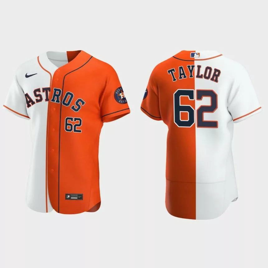 Houston Astros #62 Blake Taylor Authentic Jersey – Orange