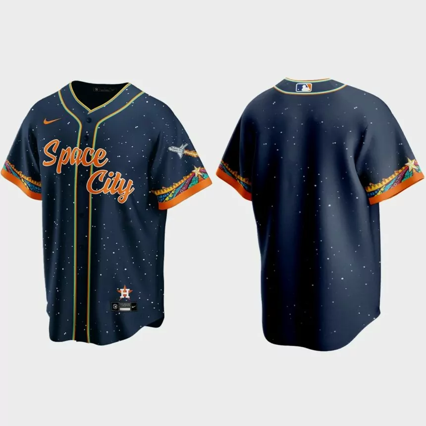 Houston Astros 2021 City Connect Replica Jersey – Navy