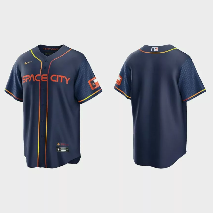 Houston Astros 2022 City Connect Replica Jersey – Navy
