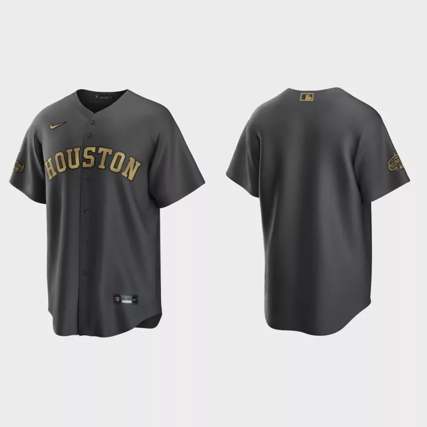 Houston Astros 2022 MLB All-Star Game Replica Jersey – Charcoal