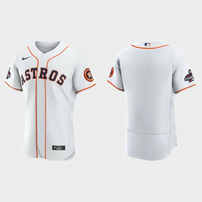Houston Astros 2022 World Series Champions White Home Authentic Jersey