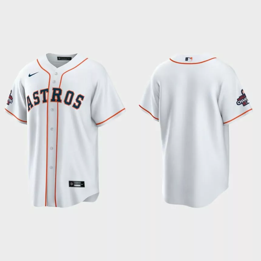 Houston Astros 2022 World Series Champions White Home Replica Jersey