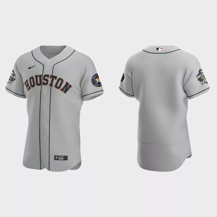 Houston Astros 2022 World Series Gray Authentic Jersey