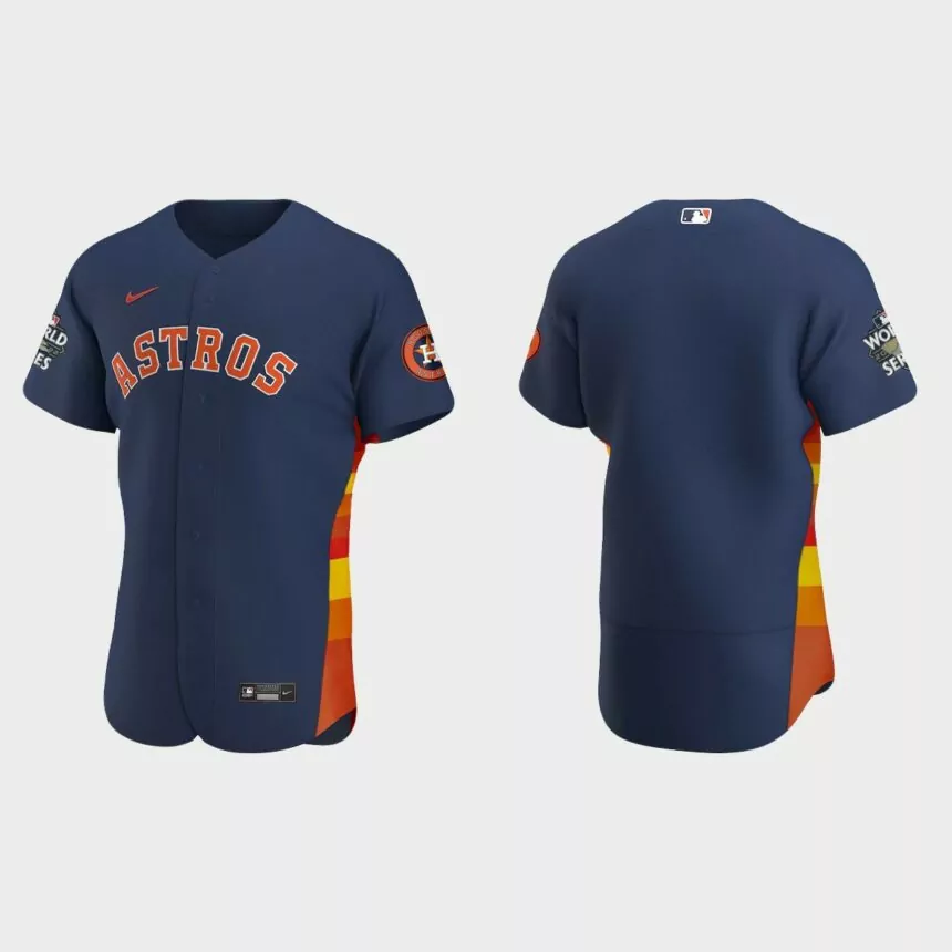 Houston Astros 2022 World Series Navy Authentic Jersey
