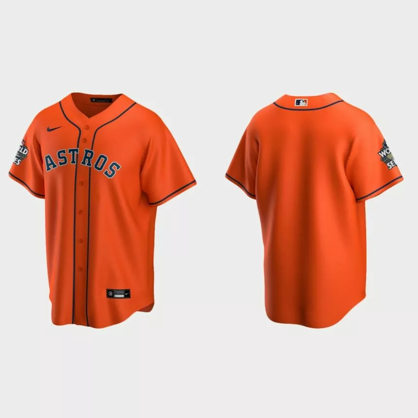 Houston Astros 2022 World Series Orange Replica Jersey