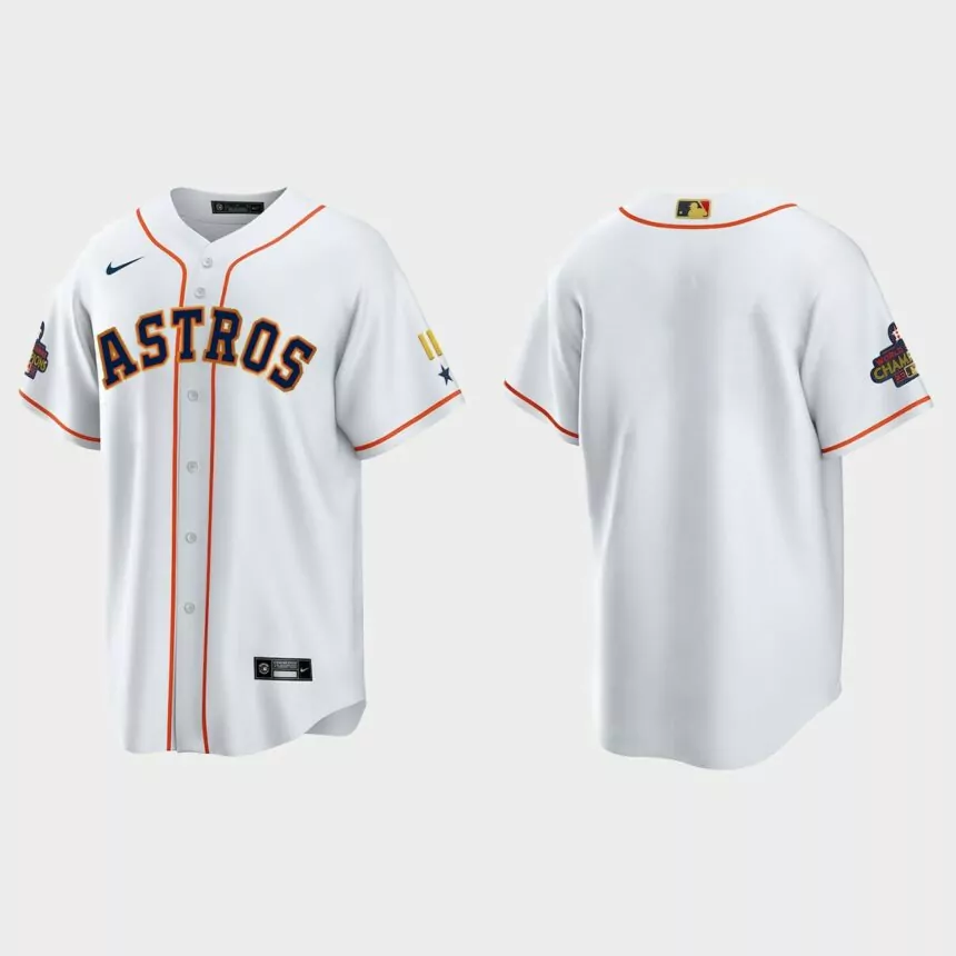 Houston Astros 2023 Gold Program Jersey – White