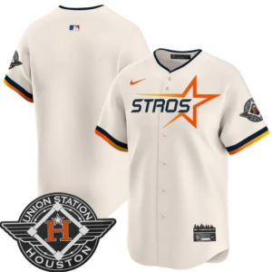 Houston Astros 2025 City Connect Vapor Premier Limited Jersey - All Stitched Cream Team