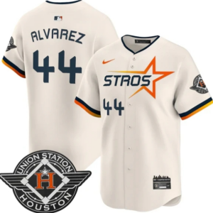 Houston Astros 2025 City Connect Vapor Premier Limited Jersey - All Stitched Cream Yordan álvarez - 44
