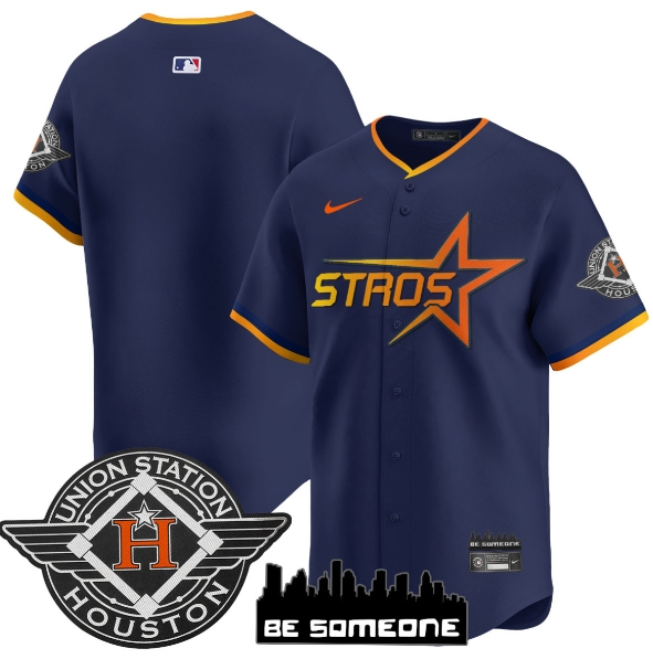 Houston Astros 2025 City Connect Vapor Premier Limited Jersey - All Stitched Navy