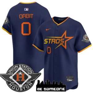 Houston Astros 2025 City Connect Vapor Premier Limited Jersey - All Stitched Navy Orbit - 0