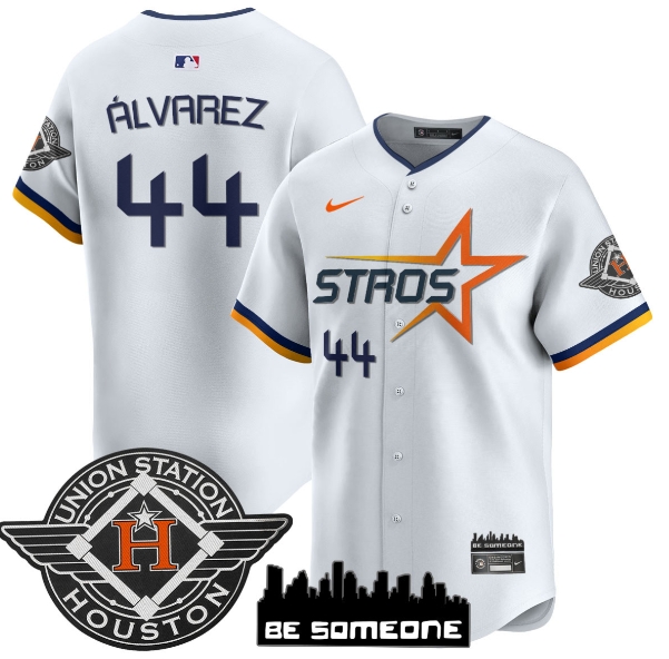 Houston Astros 2025 City Connect Vapor Premier Limited Jersey - All Stitched White Yordan álvarez - 44