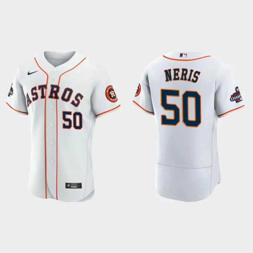 Houston Astros Hector Neris 2022 World Series Champions White Authentic Jersey