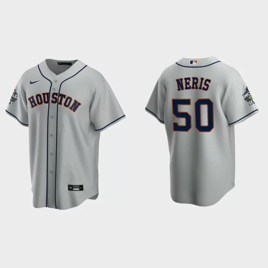 Houston Astros Hector Neris 2022 World Series Gray Replica Jersey