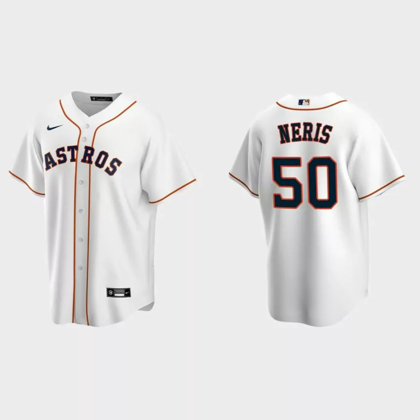 Houston Astros Hector Neris Replica Home Jersey – White