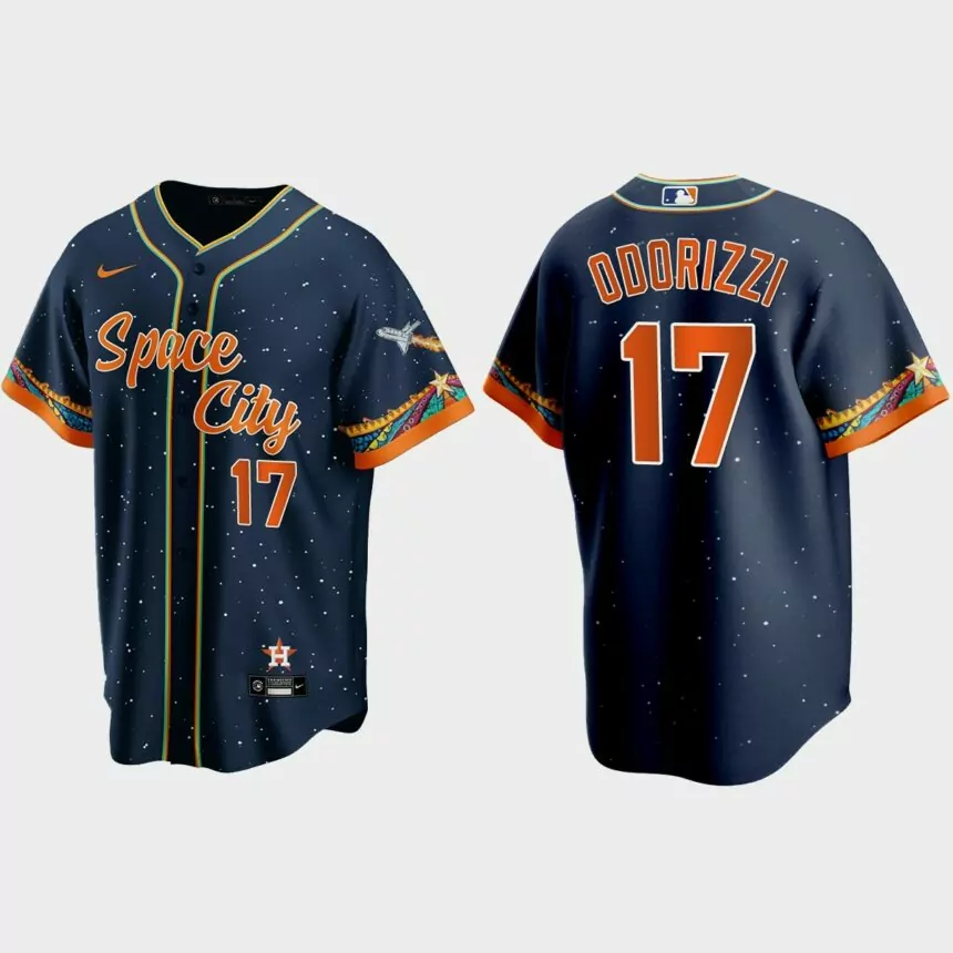Houston Astros Jake Odorizzi 2021 City Connect Replica Jersey – Navy