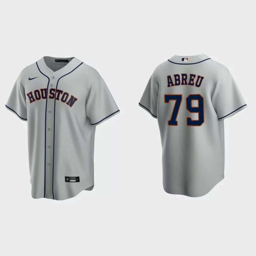Houston Astros Jose Abreu Replica Road Jersey – Gray