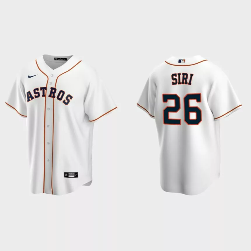 Houston Astros Jose Siri Replica Home Jersey – White