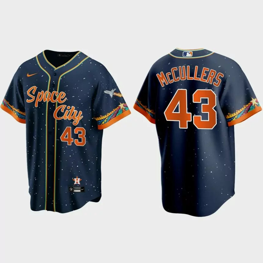Houston Astros Lance McCullers 2021 City Connect Replica Jersey – Navy