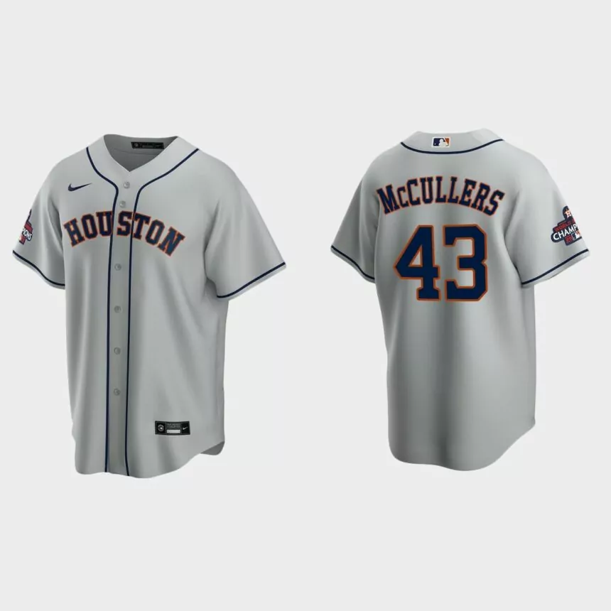 Houston Astros Lance McCullers 2022 World Series Champions Gray Replica Jersey