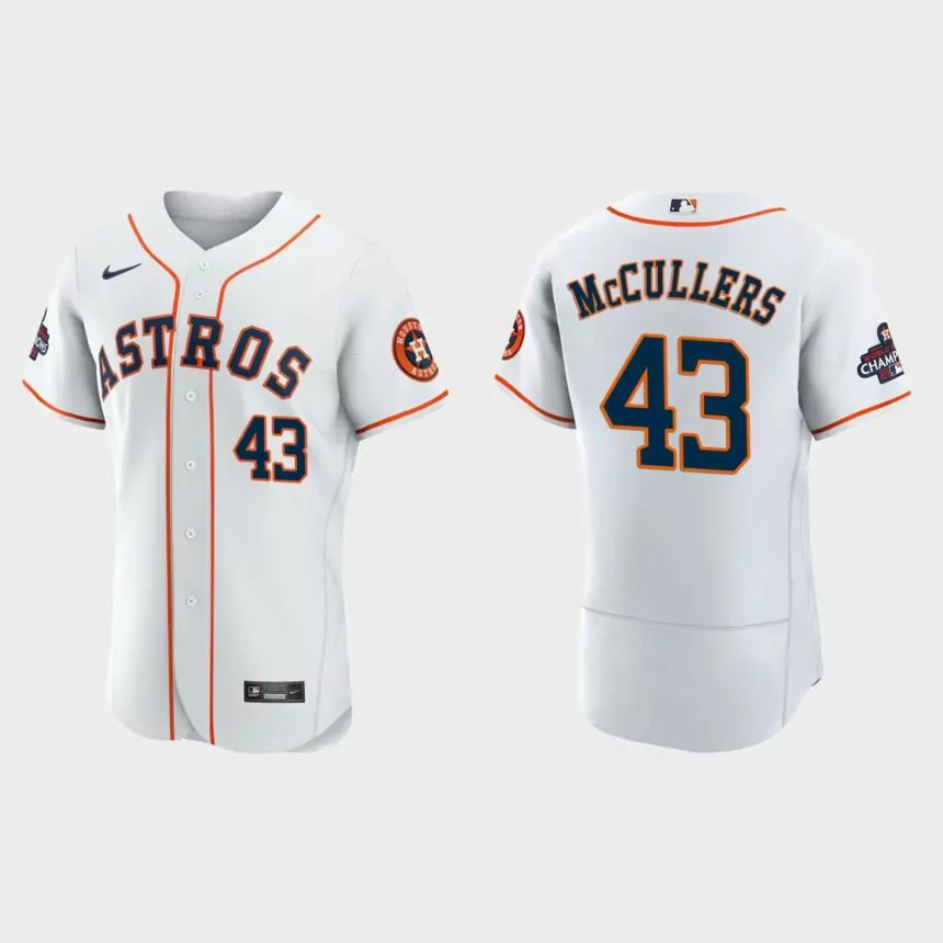 Houston Astros Lance McCullers 2022 World Series Champions White Authentic Jersey