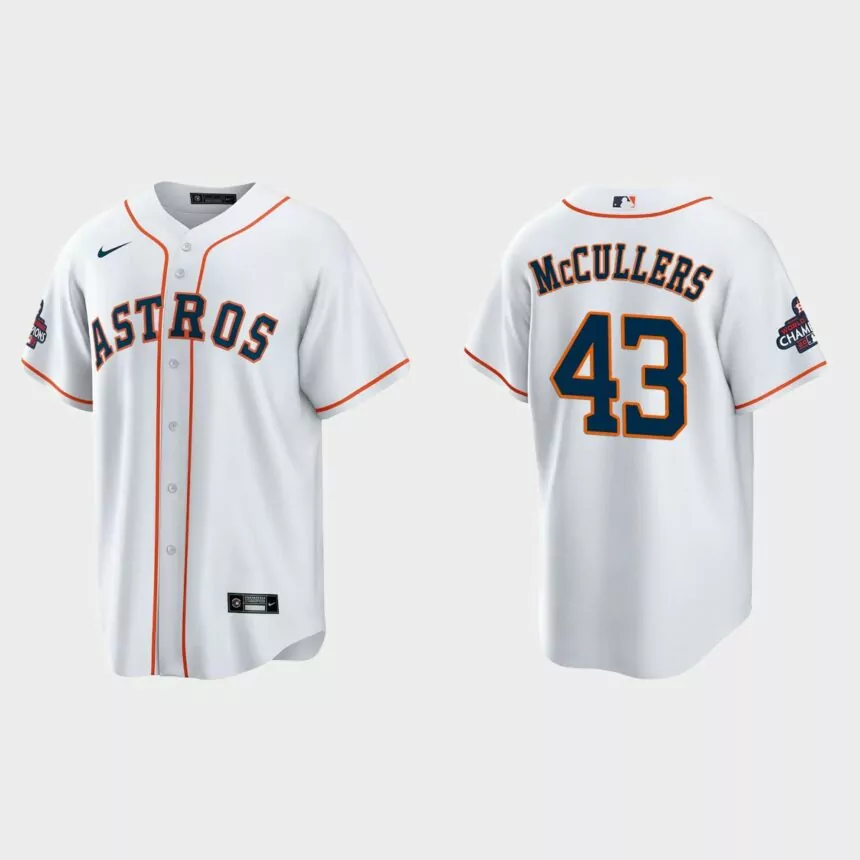 Houston Astros Lance McCullers 2022 World Series Champions White Replica Jersey