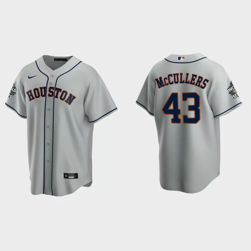 Houston Astros Lance McCullers 2022 World Series Gray Replica Jersey