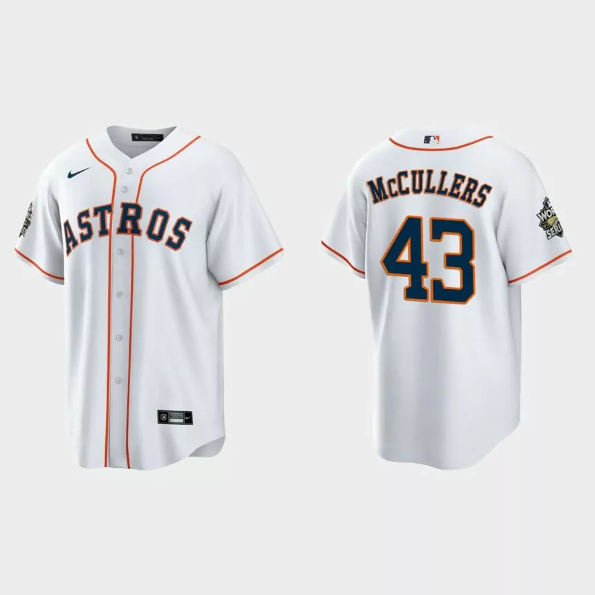 Houston Astros Lance McCullers 2022 World Series White Replica Jersey