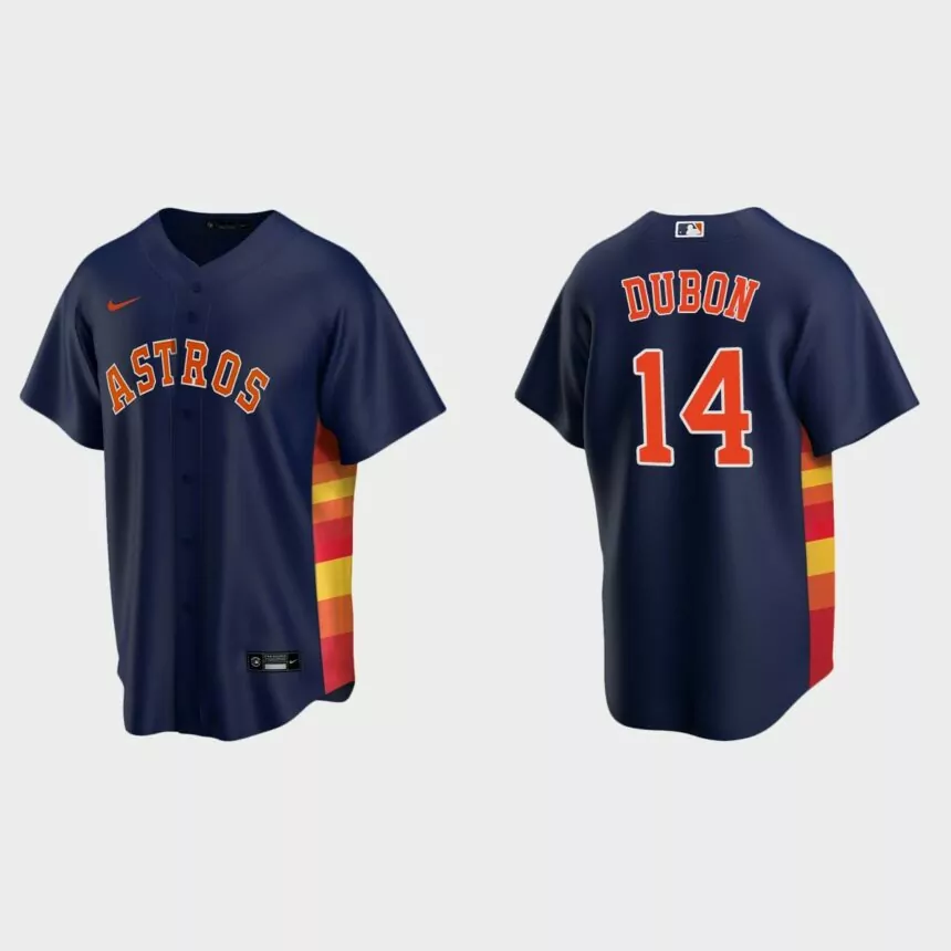 Houston Astros Mauricio Dubon Replica Alternate Jersey – Navy