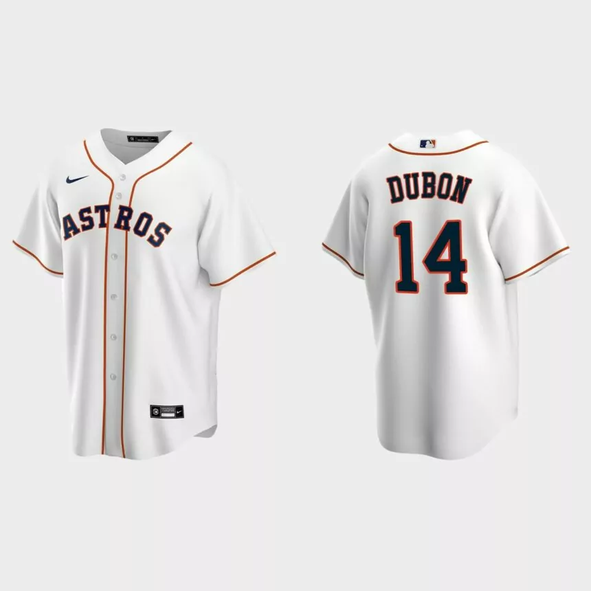 Houston Astros Mauricio Dubon Replica Home Jersey – White