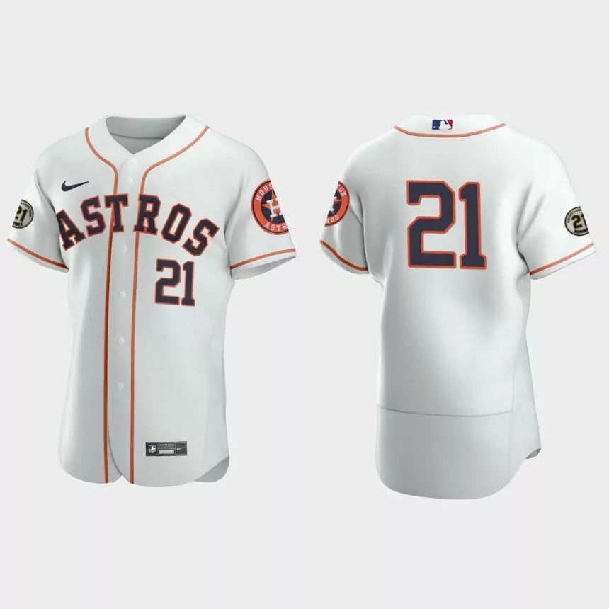 Houston Astros Roberto Clemente Day Authentic Jersey – White