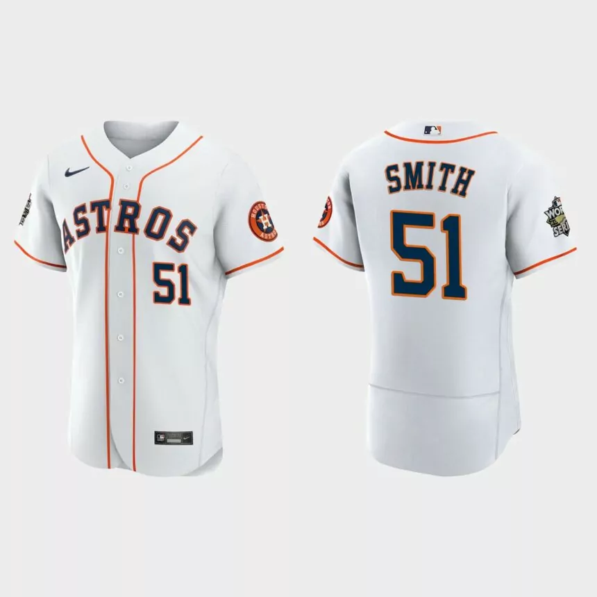 Houston Astros Will Smith 2022 World Series White Authentic Jersey