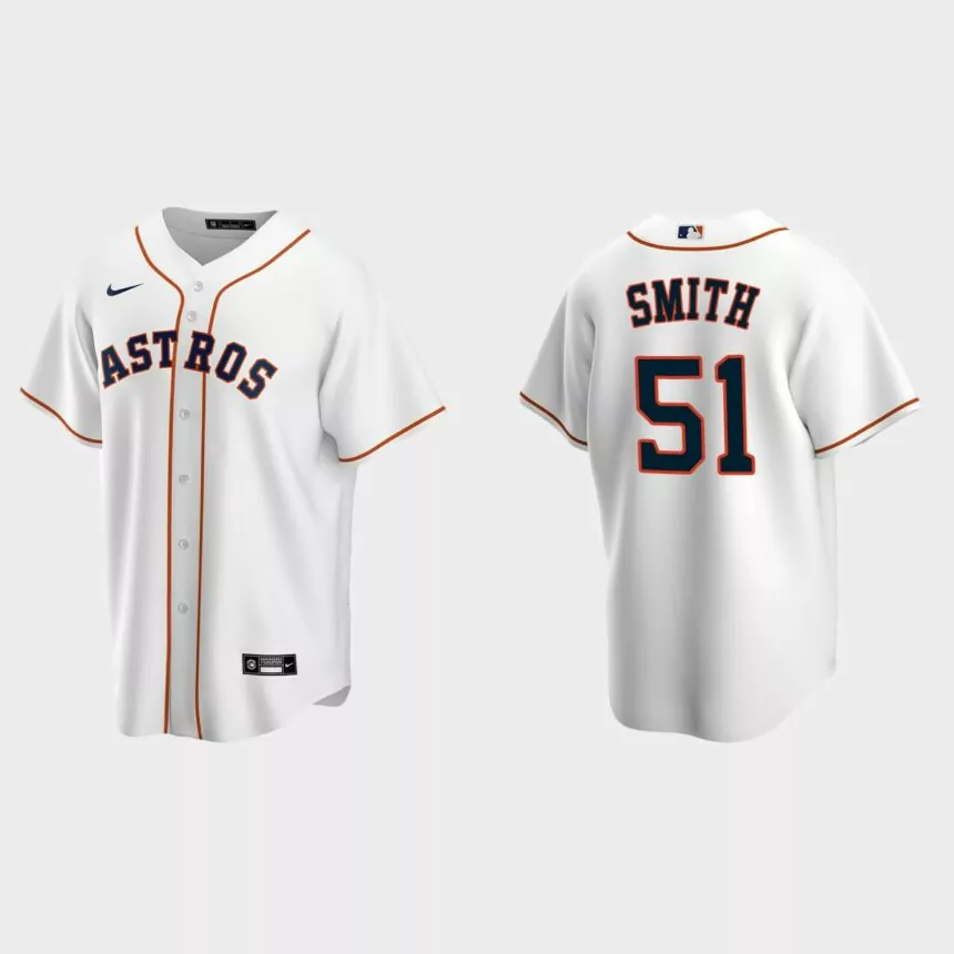 Houston Astros Will Smith Replica Home Jersey – White
