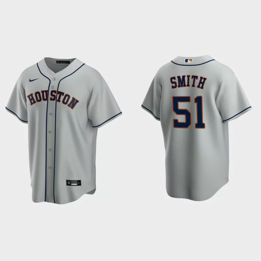 Houston Astros Will Smith Replica Road Jersey – Gray