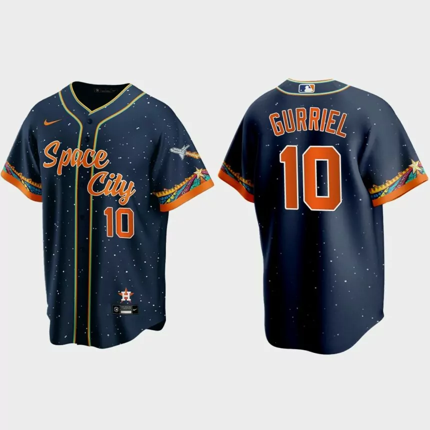 Houston Astros Yuli Gurriel 2021 City Connect Replica Jersey – Navy