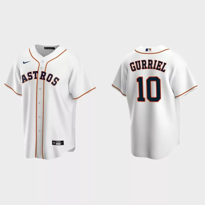 Houston Astros Yulieski Gurriel Replica Home Jersey – White
