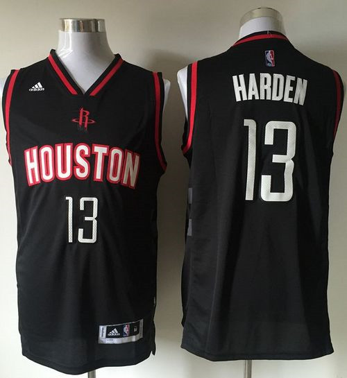 Houston Rockets #13 James Harden Black 2015 New Stitched NBA Jersey
