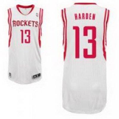Houston Rockets #13 James Harden Revolution 30 Swingman White NBA Jersey