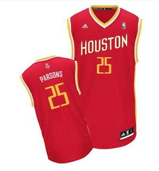 Houston Rockets #25 Chandler Parsons Revolution 30 Swingman Red Throwback NBA Jerseys