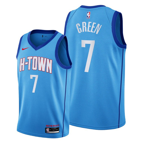 Houston Rockets #7 Jalen Green Blue Jersey 2021 NBA