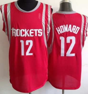 Houston Rockets 12 Dwight Howard Red Revolution 30 NBA Jerseys