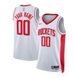 Houston Rockets Nike Unisex Swingman Custom Jersey White - Association Edition
