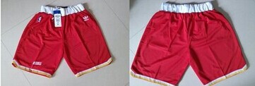Houston Rockets Red Throwback NBA Shorts