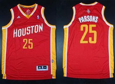 Houston Rockets Revolution 30 #25 Chandler Parsons Red Alternate Stitched NBA Jersey