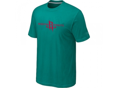 Houston Rockets adidas Primary Logo T-Shirt -Green
